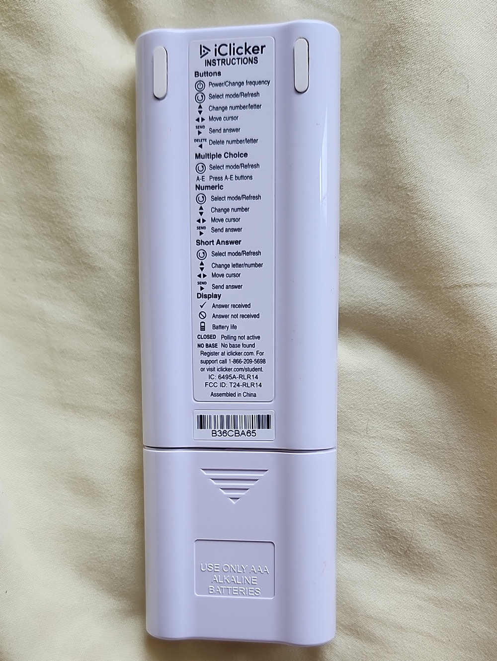 iClicker 2 Remote - Picture 2 of 4
